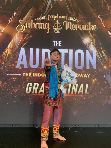 Herlando Agustiar, Mahasiswa Prodi Pendidikan Tari Unila, Jadi Satu-satunya Penari Pria Lampung di Pagelaran Sabang-Merauke